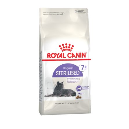 Royal Canin Sterilised 7+ Сухой корм для пожилых стерилизованных кошек и кастрированных котов старше 7 лет – интернет-магазин Ле’Муррр