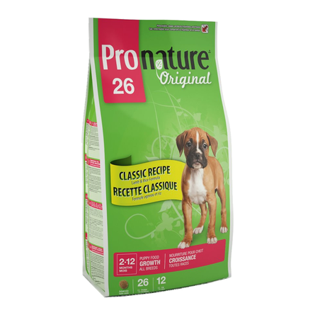 Pronature Original 26 Puppy All Breeds Сухой корм для щенков всех пород (с ягнёнком и рисом) – интернет-магазин Ле’Муррр